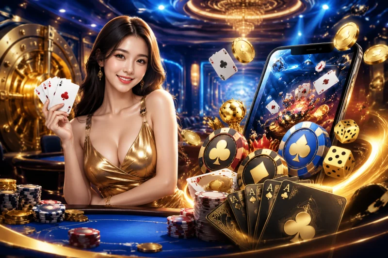 Các tựa game bài casino trực tuyến kịch tính tại Jun88