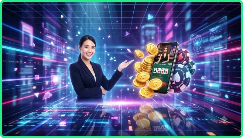 So sánh trải nghiệm Live Casino Jun88 trực tuyến tiện lợi và sòng bạc truyền thống