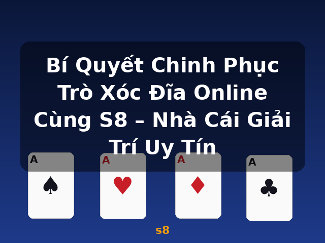 Bí Quyết Chinh Phục Trò Xóc Đĩa Online Cùng S8 – Nhà Cái Giải Trí Uy Tín - s8