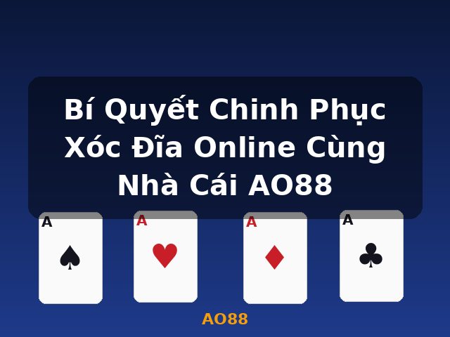 Bí Quyết Chinh Phục Xóc Đĩa Online Cùng Nhà Cái AO88 - AO88