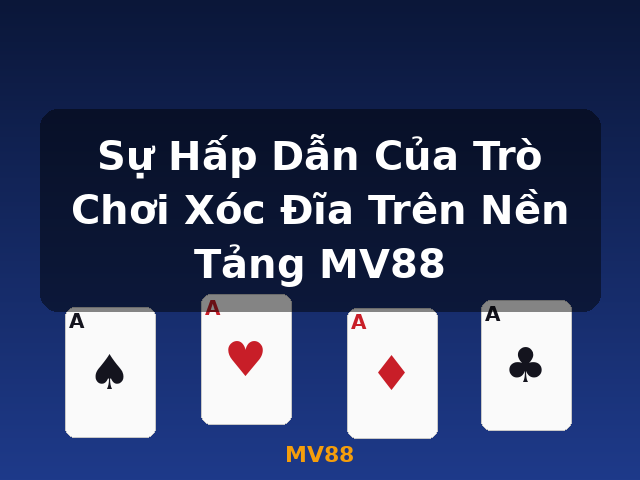 Sự Hấp Dẫn Của Trò Chơi Xóc Đĩa Trên Nền Tảng MV88 - MV88