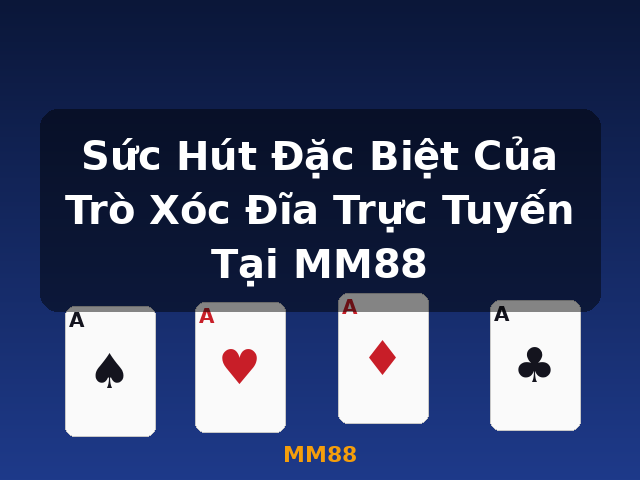 Sức Hút Đặc Biệt Của Trò Xóc Đĩa Trực Tuyến Tại MM88 - MM88
