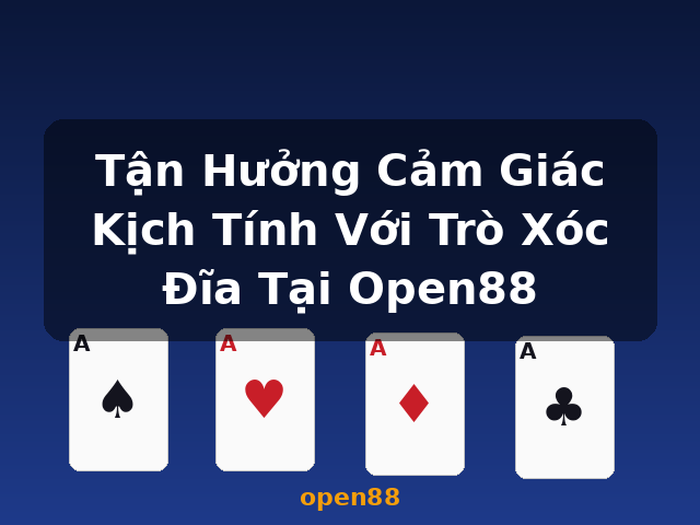 Tận Hưởng Cảm Giác Kịch Tính Với Trò Xóc Đĩa Tại Open88 - open88