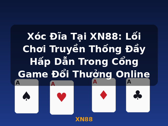 Xóc Đĩa Tại XN88: Lối Chơi Truyền Thống Đầy Hấp Dẫn Trong Cổng Game Đổi Thưởng Online - XN88