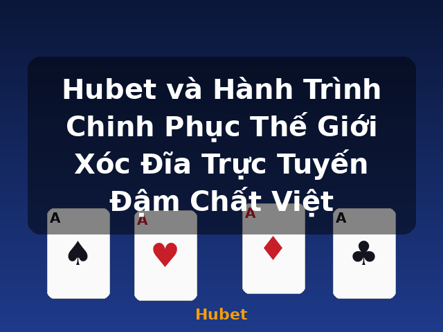 Hubet và Hành Trình Chinh Phục Thế Giới Xóc Đĩa Trực Tuyến Đậm Chất Việt - Hubet