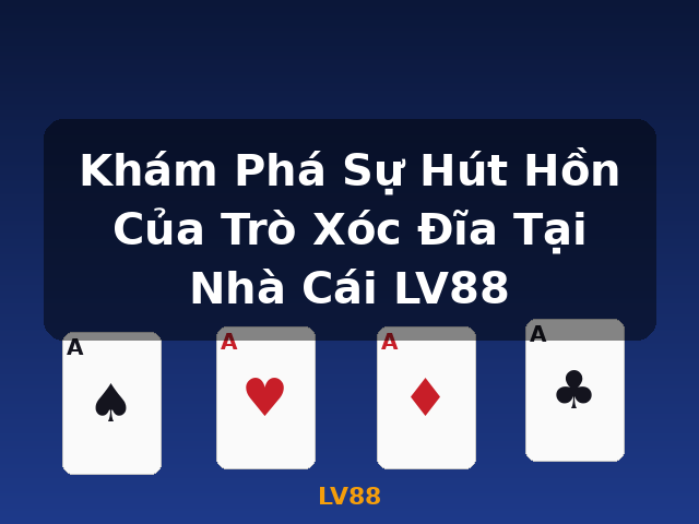 Khám Phá Sự Hút Hồn Của Trò Xóc Đĩa Tại Nhà Cái LV88 - LV88