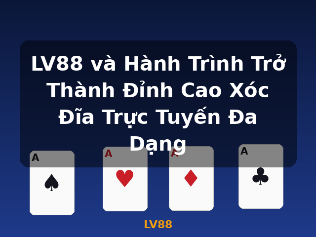 LV88 và Hành Trình Trở Thành Đỉnh Cao Xóc Đĩa Trực Tuyến Đa Dạng - LV88