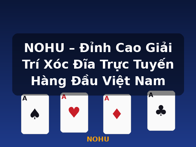 NOHU – Đỉnh Cao Giải Trí Xóc Đĩa Trực Tuyến Hàng Đầu Việt Nam - NOHU