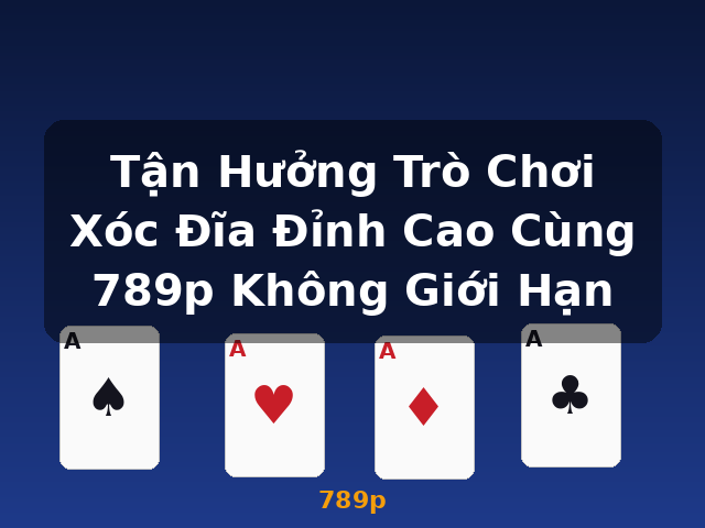 Tận Hưởng Trò Chơi Xóc Đĩa Đỉnh Cao Cùng 789p Không Giới Hạn - 789p